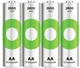 Акумулятори R6 2600 mAh - 4 штуки, GP Recyko АА, 1.2V, пластиковий бокс - зображення 2