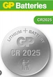 Батарейки CR 2025 GP (3V) - 5штук - изображение 2