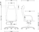 Крісло Nowy Styl DIPLOMAT ordf KD HR TILT CHR68 P C-38 (h C-38) - зображення 5
