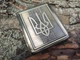 Портсигар металлический Ukraine Trident bronze на 20 сигарет в подарочной упаковке - изображение 3