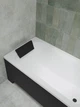 Ванна акриловая Helmken Edelva 170x70 см (37868871RG) комплект 3 в 1: прямоугольная ванна, ножки, Черный подголовник - изображение 17