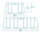 Каркасный бассейн Prism Frame Pool Intex 26788 (400 x 200 x 100см) - изображение 5