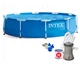 Каркасный бассейн Intex Metal Frame Pool 305x76 см с фильтр-насосом (IND-28202) - изображение 7