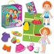 Гра настільна Магнітна одягалка Олівер і Мія Vladi Toys VT3702-12 - зображення 1