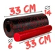 Массажный ролик (роллер) гладкий PowerPlay PP-4348 2 in 1 EPP Foam Roller Черно/Красный (33x14 см) (PP_4348_Red_(33*14)) - изображение 4