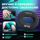 Эспандер кистевой силиконовый PowerPlay PP-4336 Hand Grip Hard 30 кг Черный (PP_4336_Black_30kg) - изображение 4