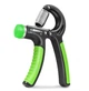 Эспандер кистевой PowerPlay PP-4323 с регулируемой нагрузкой 10-40 кг Strength Grip Черно-зеленый (PP_4323_Bl/Green) - изображение 2