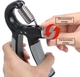 Эспандер кистевой PowerPlay PP-4323 с регулируемой нагрузкой 10-40 кг Strength Grip Черно-зеленый (PP_4323_Bl/Green) - изображение 8