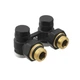 Узел нижнего подключения радиатора Raftec BLACK угловой 1/2'х3/4' DHRKA11-B - изображение 2