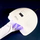 Защитные перчатки от ультрафиолетового излучения для маникюра 22 × 10 см белые R9308 - изображение 2