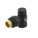 Комплект для підключення радіатора кутовий Raftec BLACK 1/2' DKTU11-B - зображення 2