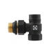 Комплект для підключення радіатора кутовий Raftec BLACK 1/2' DKTU11-B - зображення 3