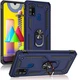 Чехол Shield для Samsung Galaxy M31 / M315 Бампер противоударный подставкой кольцом Blue - изображение 1
