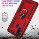 Чехол Shield для Samsung Galaxy M31 / M315 Бампер противоударный подставкой кольцом Red - изображение 5