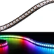 Адресна стрічка RGB 5050 на чорній основі 5в 144 led - зображення 2