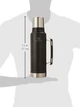 Туристичний термос чорний&nbsp;матовий&nbsp;1,4&nbsp;л Stanley Legendary&nbsp;Classic&nbsp;Matte&nbsp;Black для чаю, напоїв, 967851586 - зображення 4
