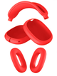 Чохол-накладка DK Silicone Candy Friendly 3в1 для Apple AirPods Max 1 / 2 (red) - зображення 2