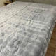 Плед-покрывало Кролик L&M Home Textiles Светло-серый евро 200х240 - изображение 3