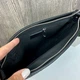 Большой мужской кожаный клатч сумка Kanguroo барсетка кошелек черный рептилия (1344Р) - изображение 9