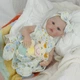 Колекційна Силіконова Лялька Реборн Немовля Reborn Новонароджена Анатомічна Дівчинка Пупс Мегган (Вінилова Лялька) 45 см - зображення 2