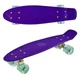 Детский Скейт Пенни Борд со светящимися колесами 6 см Best Board Фиолетовый - изображение 3