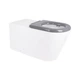 Унітаз підлоговий Freedom Rimless 800x365x435 мм, White, інклюзивний з сидінням Slim Duroplast/ Soft-close/ Quick Release QT22223368W Qtap - зображення 1