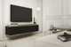 Тумба под ТВ навесная Perfect Home Оро / Oro RTV135 MDF 2-дверная Черный - изображение 1