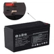Акумуляторна батарея S-Link Ak-1270-A 12V s-Link чорний портативна зарядка - изображение 2