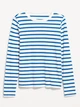 Футболка жіноча з довгим рукавом Old Navy M, Blue Stripe (Синя смужка) 500123425952 - зображення 4