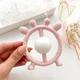 Подарочный набор для новорожденных с именной игрушкой грызунком Котик Том , на выписку, крестины, полгода, для девочки - изображение 3