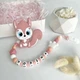 Подарочный набор для новорожденных с именной игрушкой грызунком Белочка, на выписку, крестины, полгода, для девочки - изображение 3