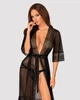 Изысканный халат Obsessive Estiqua peignoir размер XL/XXL (22510000014000000) - изображение 1