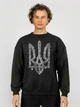 Свитшот мужской Dubhumans Nation Code с гербом тризубом Черный 2XL (NC-SW-B-2XL) - изображение 1