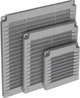 Накладная вентиляционная решетка Airroxy 350х350 gray (02-335) - изображение 6
