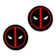 Накладки на стіки Deadpool 2 шт для геймпадів Sony DualShock 4 / DualSense 5 / Xbox One / Xbox Series / Nintendo - зображення 1