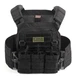 Плитоноска (PLATE CARRIER) черная с функцией быстрого сброса MOLLI PL-012 - изображение 4