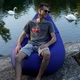 Кресло-мешок Студія Комфорту Груша Оксфорд Флекс размер Большой Синий (Waterpoof) (CS-901234) - изображение 9