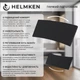 Ванна акрилова Helmken Alvaro 190x90 см (629NT00314) комплект 4 в 1: прямокутна ванна, ніжки, Чорний підголовник і Чорна фронтальна панель - зображення 14