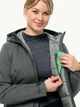 Куртка зимняя женская Jack Wolfskin Stirnberg Ins Jkt W 1115451-4136 XL Серо-зеленая (4064886335126) - изображение 3