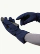 Перчатки с сенсорными пальцами Jack Wolfskin Highloft Glove A63075-6000 L Синие (4064886301596) - изображение 4