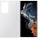 Смарт чехол книжка Samsung Galaxy S22 Ultra SM-S908 S-View Flip Cover (Clear View) White Белый - изображение 3