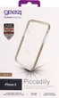 Фирменный противоударный чехол Gear4 Piccadilly Clear Gold D3O SM для iPhone X Xs - изображение 1