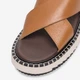 Женские сандалии кожаные Badura BEKI-01W3-003 5905588402541 38 25 см Коричневые (5905588402619) - изображение 5