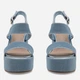 Женские босоножки DeeZee KY8505-1 5905588539988 38 24.3 см Голубые (5905588540106) - изображение 3