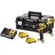 Набір електроіструментів DeWALT 2 од. 12 В XR Li-lon, вага 5.1 кг, кейс TSTAK, 2 АКБ та ЗП (DCK2110L2T) - зображення 1