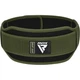 Атлетичний пояс RDX RX5 Double Belt неопреновий Army Green S (WBD-RX5AG-S) - зображення 3