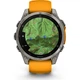 Смарт-годинник Garmin fenix 8 47mm, AMOLED, Saph, Ti/Bare/Grpht, SparkOrg/GrphtBd, (010-02904-11) - зображення 2
