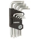 Ключ Sigma набор TORX 9шт T10-T50 CrV, короткие с отверстием (4022211) - изображение 2
