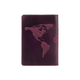 Обложка для паспорта HiArt PC-01-S19-1621-T001 Shabby Plum "World Map" - изображение 2