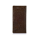Коричневый Кожаный Бумажник Hi Art WP-02-C18-0840-T005 Crystal Brown "Mehendi Art" - изображение 2